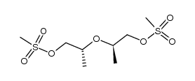 (2R,2'R)-oxybis(propane-2,1-diyl) dimethanesulfonate Structure