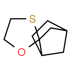 Spiro[bicyclo[2.2.1]heptane-2,2-[1,3]oxathiolane] (9CI) structure