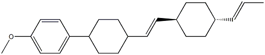 Benzene,1-methoxy-4-[trans-4-[(1E)-2-[trans-4-(1E)-1-propen-1-ylcyclohexyl]ethenyl]cyclohexyl]- picture