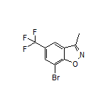 7-Bromo-3-methyl-5-(trifluoromethyl)benzo[d]isoxazole Structure