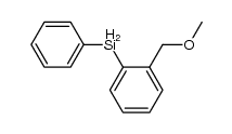 [2-(methoxymethy)phenyl]phenylsilane结构式