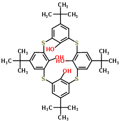 4-tert-Butylthiacalix[4]arene structure