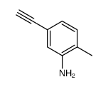 Benzenamine, 5-ethynyl-2-methyl- (9CI) Structure