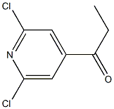 1-(2,6-dichloropyridin-4-yl)propan-1-one Structure