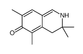 3,3,5,7-tetramethyl-2,4-dihydroisoquinolin-6-one Structure