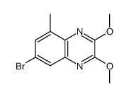 7-bromo-5-methyl-2,3-dimethoxy-quinoxaline结构式