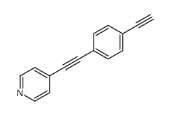 (4-ethynylphenyl)(4-pyridyl)acetylene Structure