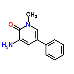 3-Amino-1-methyl-5-phenyl-2(1H)-pyridinone结构式