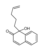 1-hydroxy-1-pent-4-enylnaphthalen-2-one Structure