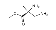 L-Alanine, 3-amino-2-methyl-, methyl ester (9CI) structure