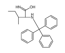 (2S,3S)-3-methyl-2-(tritylamino)pentanamide结构式