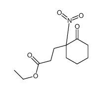 ethyl 3-(1-nitro-2-oxocyclohexyl)propanoate Structure