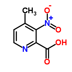 4-methyl-3-nitro-pyridine-2-carboxylic acid Structure