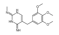 2-N-methyl-5-[(3,4,5-trimethoxyphenyl)methyl]pyrimidine-2,4-diamine Structure