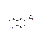 (R)-2-(4-氟-3-甲氧基苯基)环氧乙烷结构式