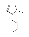 1-Butyl-5-methyl-2-pyrazoline结构式