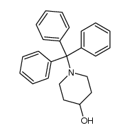 N-triphenylmethyl-4-hydroxypiperidine结构式