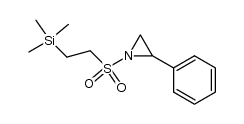 N-(2-(trimethylsilyl)ethanesulfonyl)-2-phenylaziridine结构式