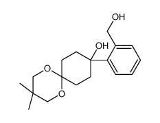 9-[2-(hydroxymethyl)phenyl]-3,3-dimethyl-1,5-dioxaspiro[5.5]undecan-9-ol Structure