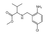 (+/-)-methyl 2-[[(2-amino-5-chlorophenyl)methyl]amino]-3-methylbutanoate结构式