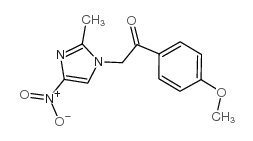 1-(4-METHOXYPHENYL)-2-(2-METHYL-4-NITRO-1H-IMIDAZOL-1-YL)ETHAN-1-ONE结构式