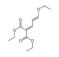 diethyl 2-(3-ethoxyprop-2-enylidene)propanedioate Structure