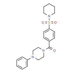 (4-phenylpiperazin-1-yl)(4-(piperidin-1-ylsulfonyl)phenyl)methanone picture