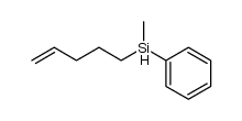 methyl-pent-4-enyl-phenyl-silane Structure