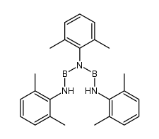 {2,6-(ch3)2-c6h3nh-bh}2nc6h3-2,6-(ch3)2结构式