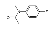 N-(4-fluoro-phenyl)-N-methyl-acetamide Structure