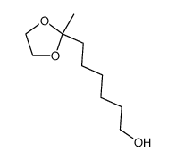 7,7-(ethylenedioxy)octan-1-ol Structure