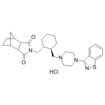 Lurasidone Hydrochloride Structure