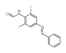 Formamide,N-[2,6-difluoro-4-(2-phenyldiazenyl)phenyl]- Structure