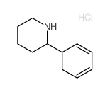 2-Phenylpiperidine hydrochloride structure