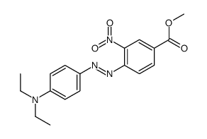 methyl 4-[[4-(diethylamino)phenyl]diazenyl]-3-nitrobenzoate Structure