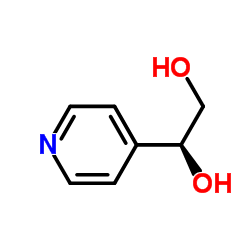 (1S)-1-(4-Pyridinyl)-1,2-ethanediol Structure