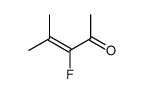 3-fluoro-4-methylpent-3-en-2-one结构式