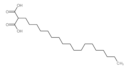 Propanedioic acid,2-octadecyl-结构式