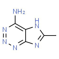 1H-Imidazo[4,5-d]-1,2,3-triazin-4-amine,6-methyl-(9CI) structure