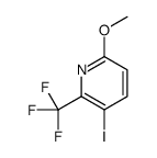 3-碘-6-甲氧基-2-(三氟甲基)吡啶结构式