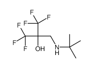 2-[(tert-butylamino)methyl]-1,1,1,3,3,3-hexafluoropropan-2-ol结构式