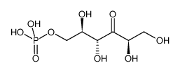 arabino-3-hexulose-6-phosphate structure