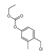 CARBONIC ACID 4-CHLOROMETHYL-3-METHYL-PHENYL ESTER ETHYL ESTER Structure