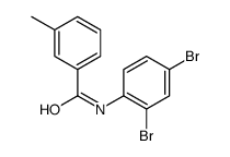 N-(2,4-Dibromophenyl)-3-methylbenzamide Structure