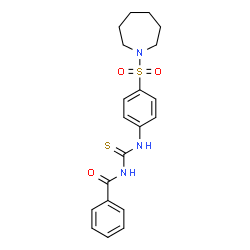 N-({[4-(1-azepanylsulfonyl)phenyl]amino}carbonothioyl)benzamide picture