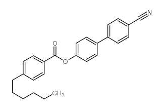 4-Cyanobiphenyl-4'-hexylbenzoate structure