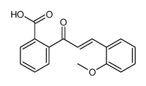 2-[3-(2-methoxyphenyl)prop-2-enoyl]benzoic acid结构式