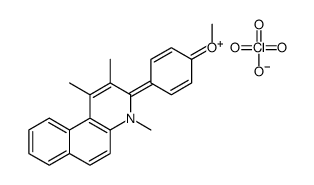 3-(4-methoxyphenyl)-1,2,4-trimethylbenzo[f]quinolin-4-ium,perchlorate Structure