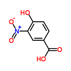 4-Hydroxy-3-nitrobenzoic acid Structure