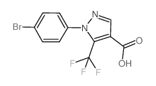 1-(4-溴苯基)-5-(三氟甲基)-1H-吡唑-4-羧酸图片